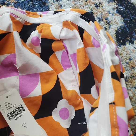 Anthropologie Print Strapless Dress‎ - Picture 7 of 9